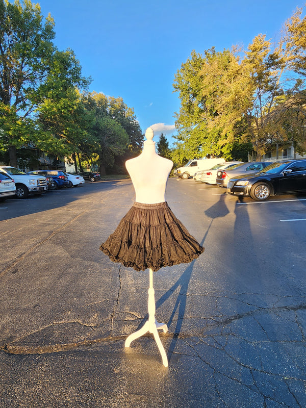 Ultra Soft Black Tutu Petticoat
