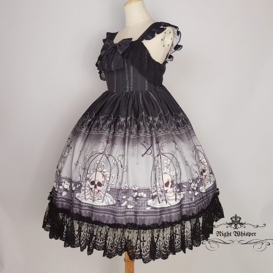 Skull in Cage (with Pockets)