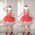 Load image into Gallery viewer, Fuzzy's Happy Cherry Cakenic (Bear and Bunny print)