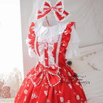 Load image into Gallery viewer, Fuzzy's Happy Cherry Cakenic (Bear and Bunny print)
