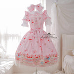 Load image into Gallery viewer, Fuzzy's Happy Cherry Cakenic (Bear and Bunny print)