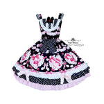 Load image into Gallery viewer, Sweet Cherry Dress- Black x Pink