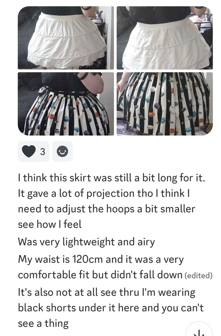 Simple 2 Hoop, Hoop Skirt