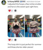Load image into Gallery viewer, Simple 2 Hoop, Hoop Skirt