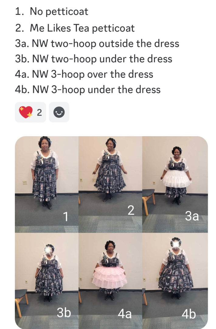 Simple 2 Hoop, Hoop Skirt