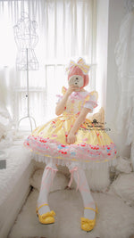 Load image into Gallery viewer, Fuzzy's Happy Cherry Cakenic (Bear and Bunny print)