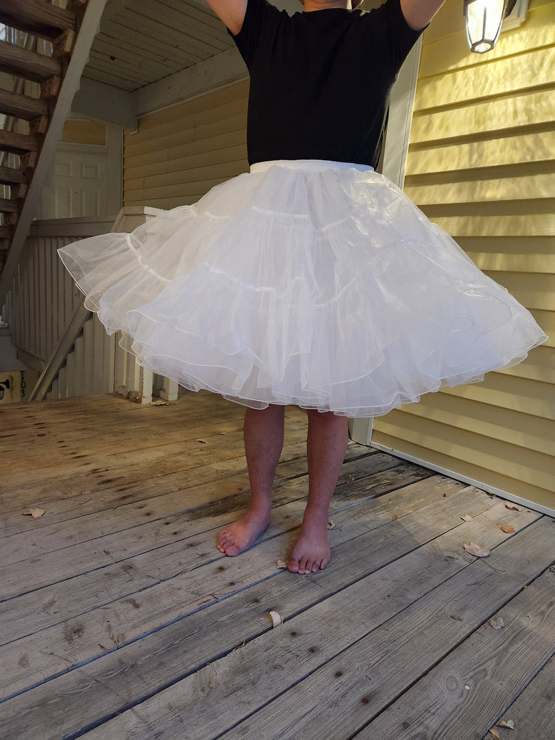 23.6" (60cm) length, Super Puffy, 4 layers petticoat