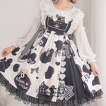 Load image into Gallery viewer, Plus Size, Lolita Blouses, Night Whisper Lolita