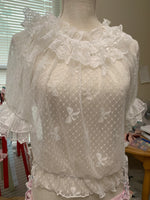 Load image into Gallery viewer, Plus Size, Lolita Blouses, Night Whisper Lolita