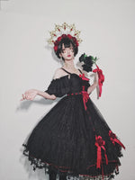 Load image into Gallery viewer, Plus Size, Lolita Dress, Night Whisper Lolita