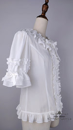 Load image into Gallery viewer, Plus Size, Lolita Blouses, Night Whisper Lolita