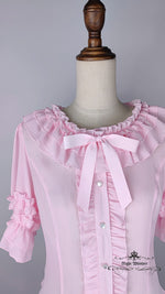 Load image into Gallery viewer, Plus Size, Lolita Blouses, Night Whisper Lolita