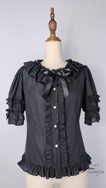 Load image into Gallery viewer, Plus Size, Lolita Blouses, Night Whisper Lolita