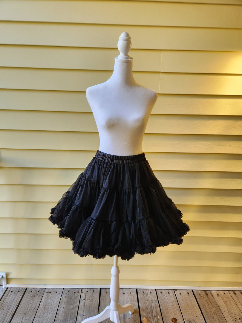 Ready to ship, Black Tutu Petticoat Ultra Soft