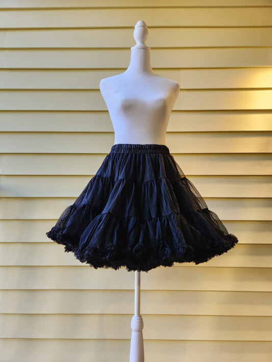 Ready to ship, Black Tutu Petticoat Ultra Soft