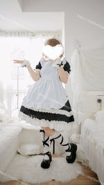 Load image into Gallery viewer, Ready to Ship from Missouri, Black One Piece, Maid Outfit