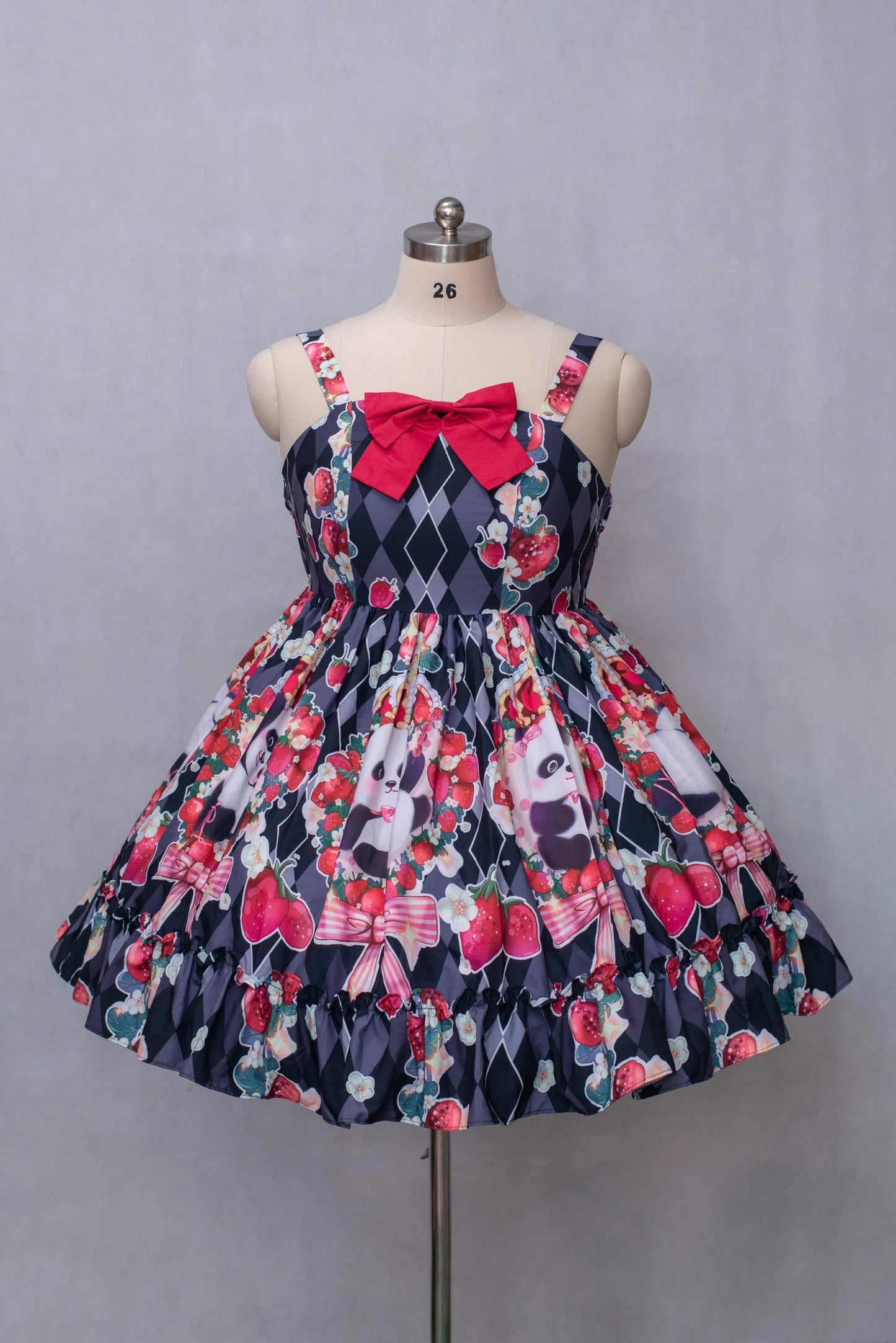 Strawberry Panda Summer Lolita Dress