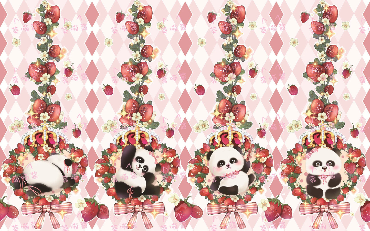 Strawberry Panda Summer Lolita Dress