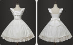 Load image into Gallery viewer, Pure Cotton Elegant Lace JSK - White
