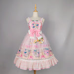 Load image into Gallery viewer, Strawberry Bunny Set (Dress+Apron+Headdress)
