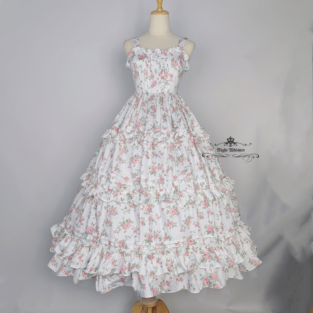 Floral JSK, Elegant Classic Rose Lolita Dress