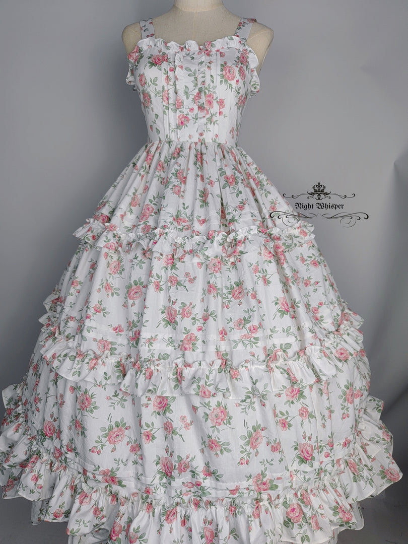 Elegant Classic Rose Lolita Dress