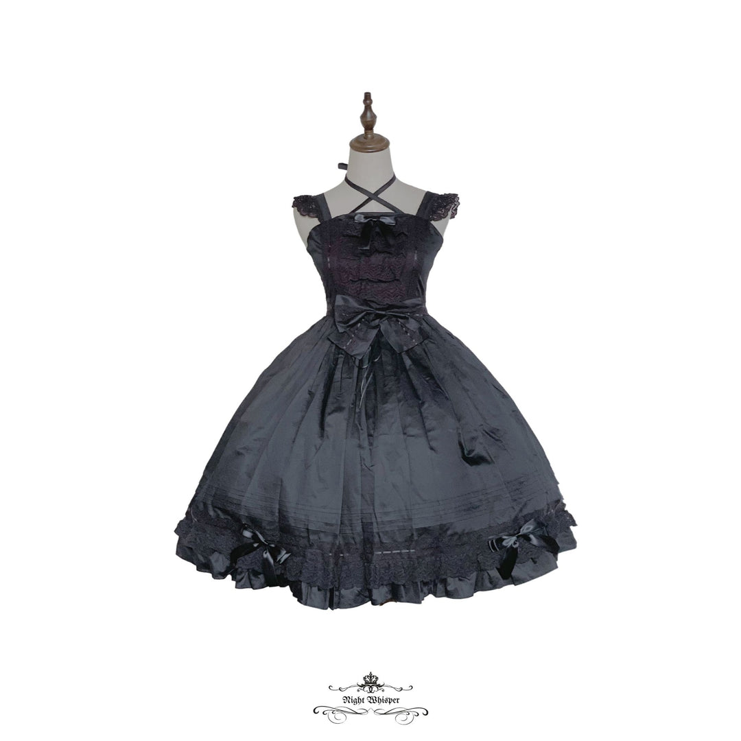 All Black Classic Lolita Dress