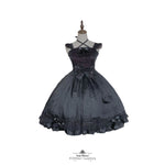 Load image into Gallery viewer, All Black Classic Lolita Dress
