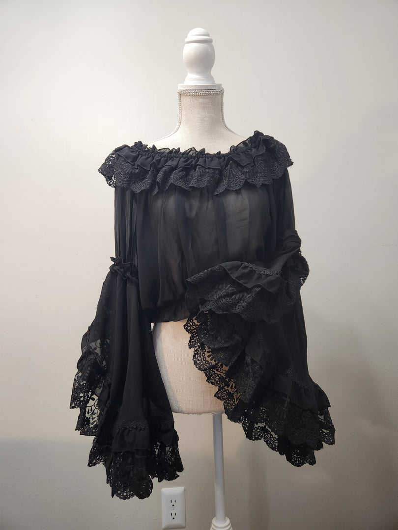 Plus Size, Lolita Blouses, Night Whisper Lolita