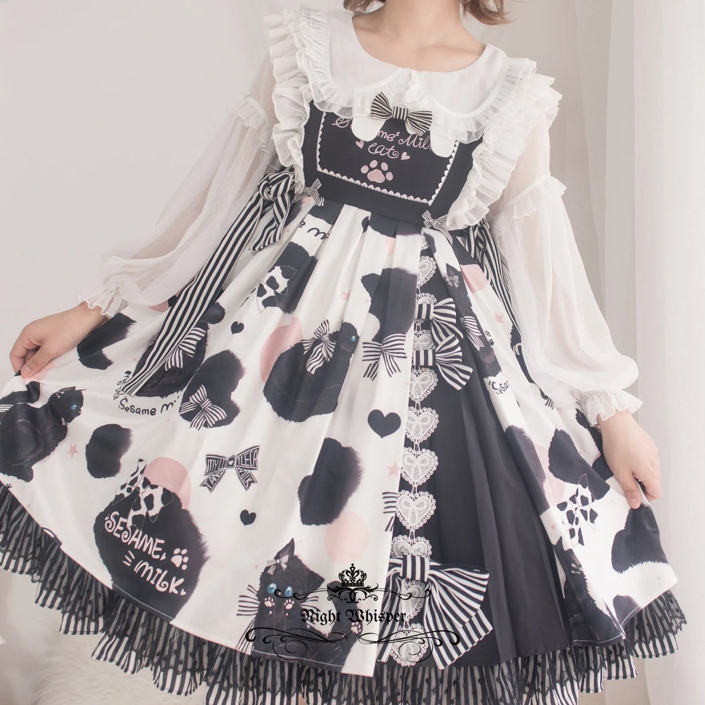 Plus Size, Lolita Blouses, Night Whisper Lolita