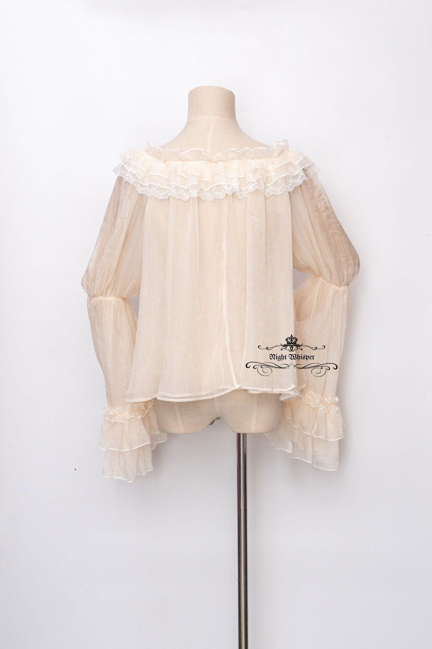 Plus Size, Lolita Blouses, Night Whisper Lolita