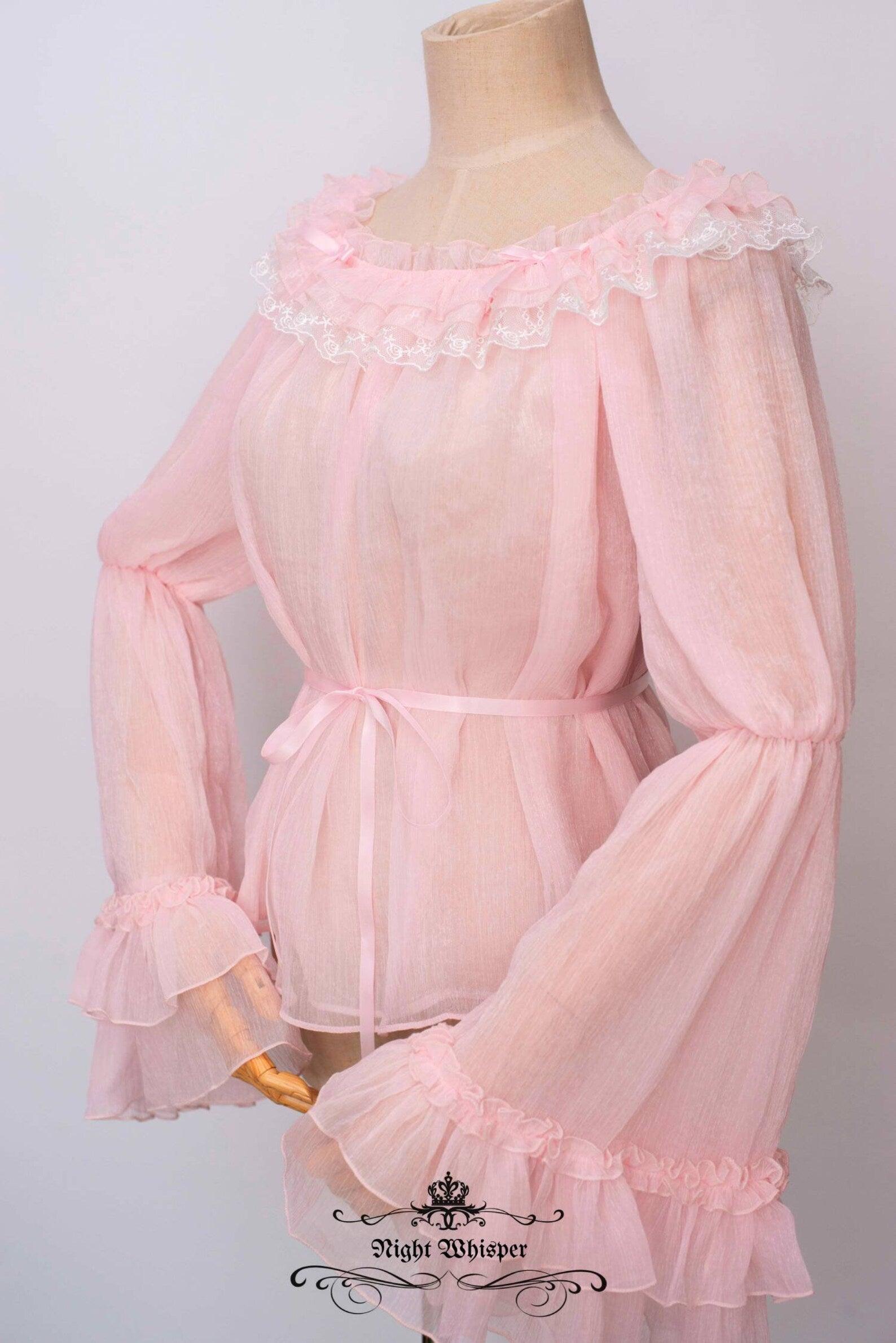 Plus Size, Lolita Blouses, Night Whisper Lolita