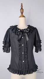 Load image into Gallery viewer, Plus Size, Lolita Blouses, Night Whisper Lolita
