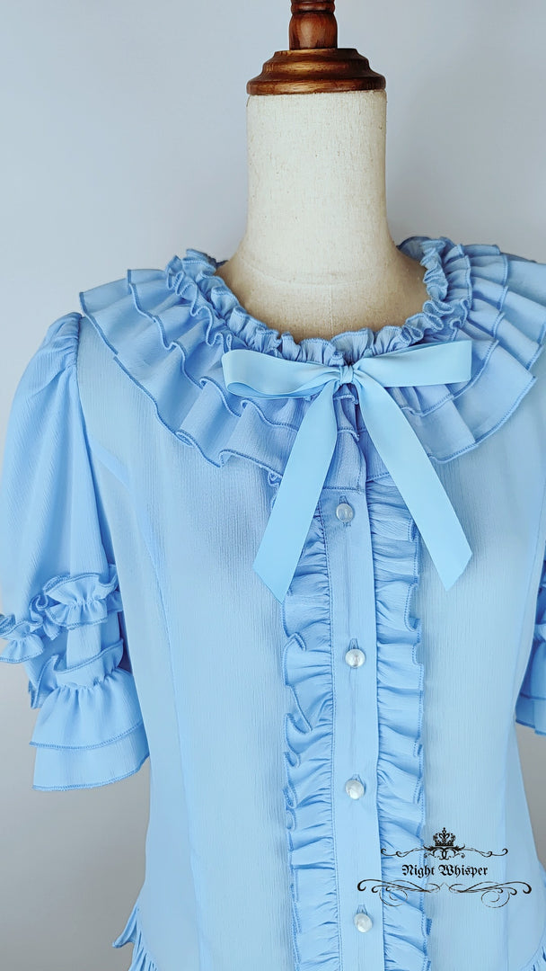 Plus Size, Lolita Blouses, Night Whisper Lolita