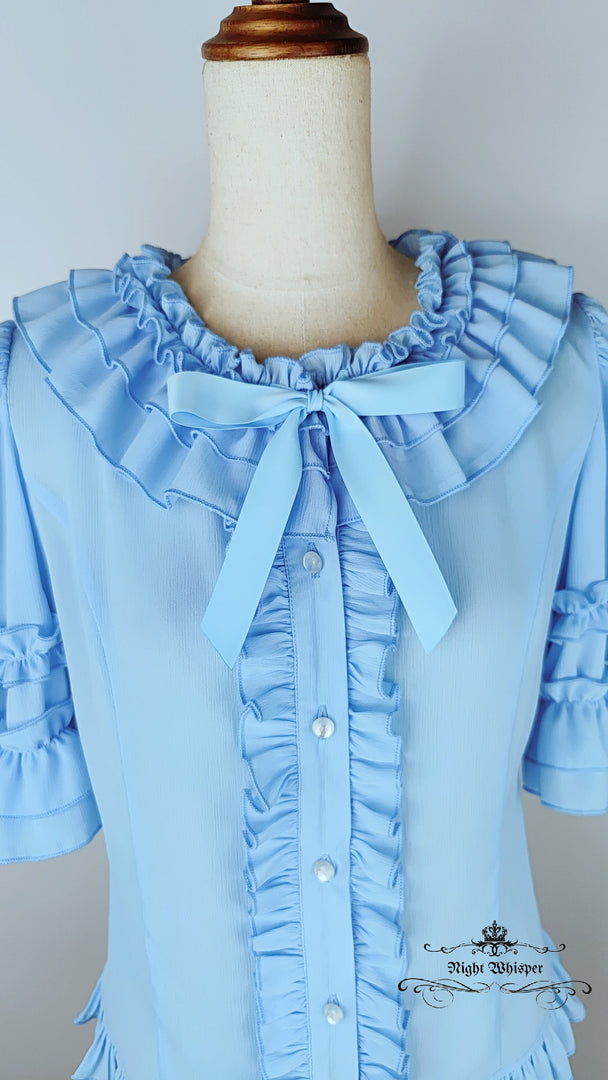 Plus Size, Lolita Blouses, Night Whisper Lolita