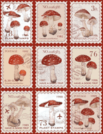 Load image into Gallery viewer, PRE ORDER- Mushroom Stamp Skirt - Short Version - nightwhisper
